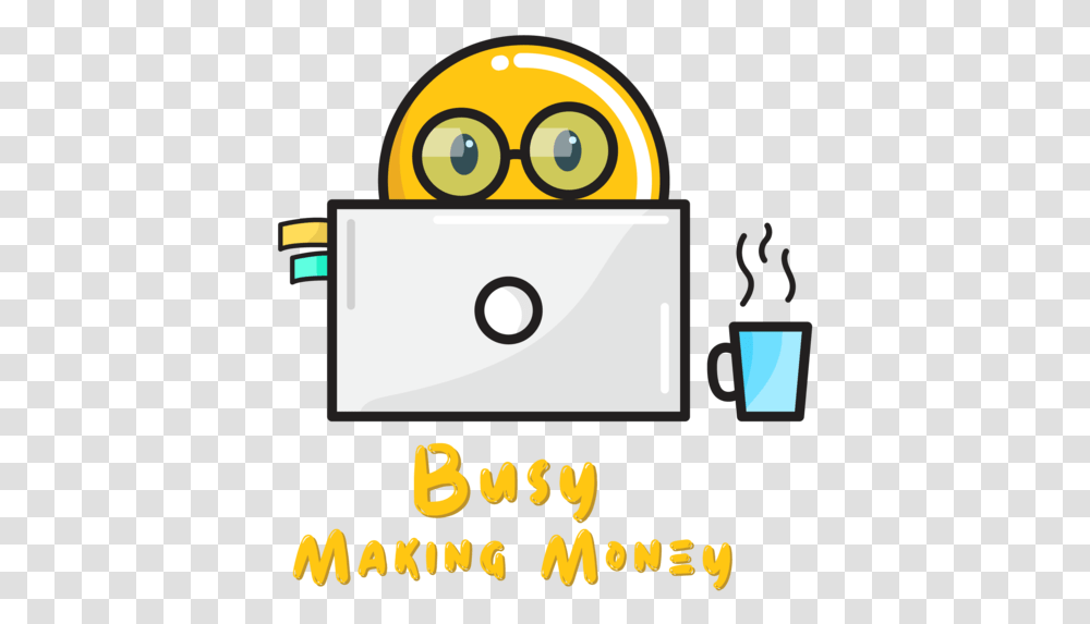 Busy Emoji By Monsieur G3 Emoji For Busy, Text, Security, Electronics, Alphabet Transparent Png