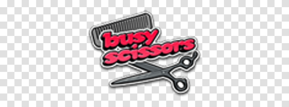 Busy Scissors Emblem, Weapon, Weaponry, Blade, Symbol Transparent Png