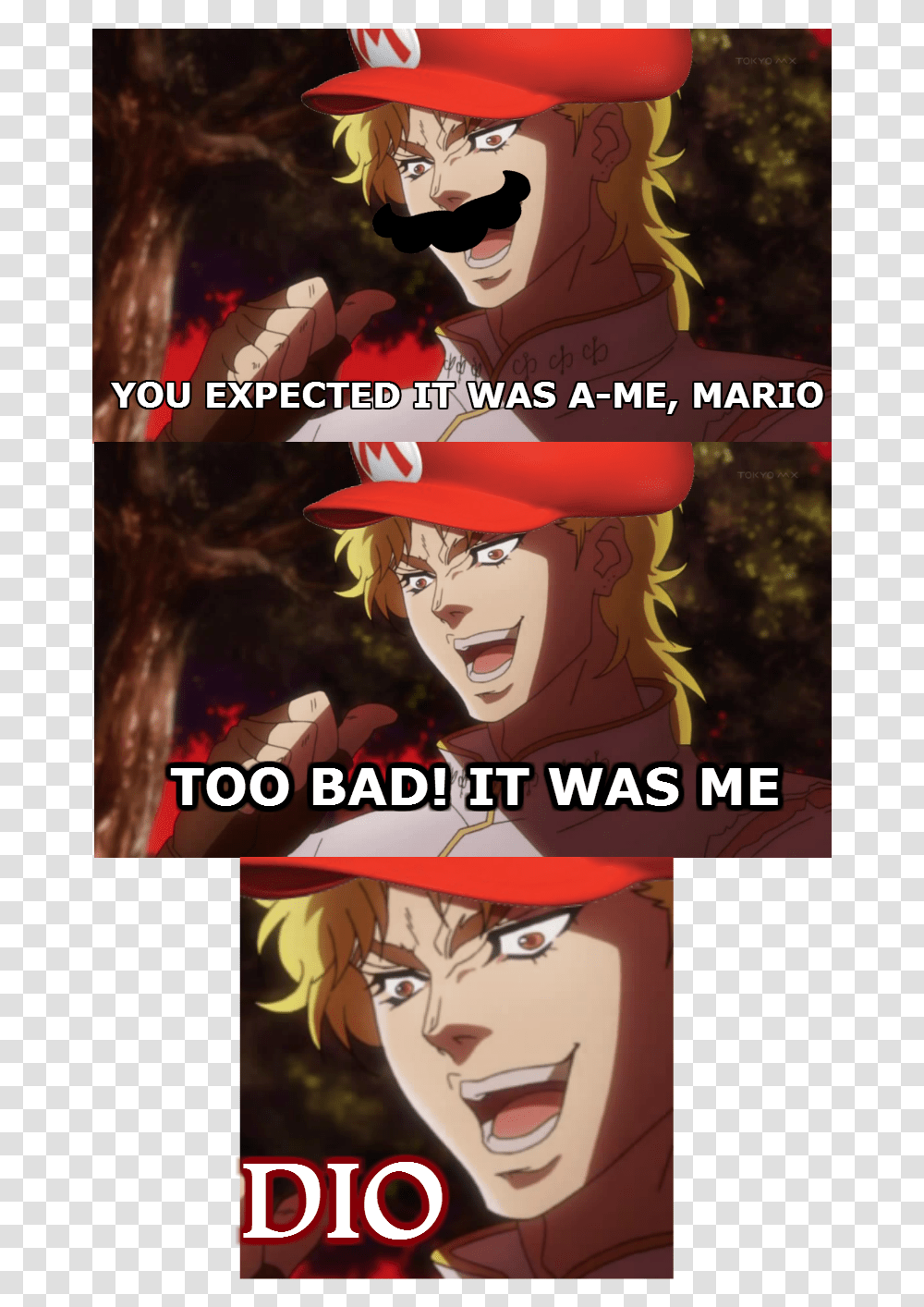 But It Was Me Dio, Comics, Book, Poster, Advertisement Transparent Png