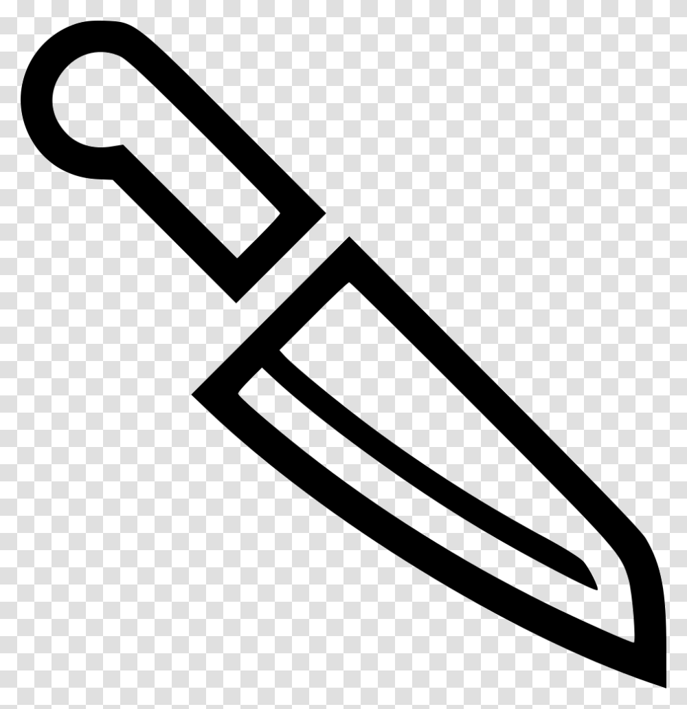 Butcher Knife Knife Symbol, Shovel, Tool, Weapon, Weaponry Transparent Png