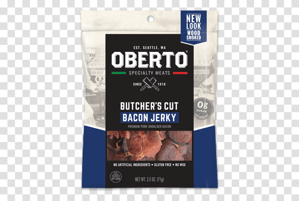 Butchers Cut Bacon Oberto Butchers Cut Bacon Jerky, Advertisement, Poster, Flyer, Paper Transparent Png