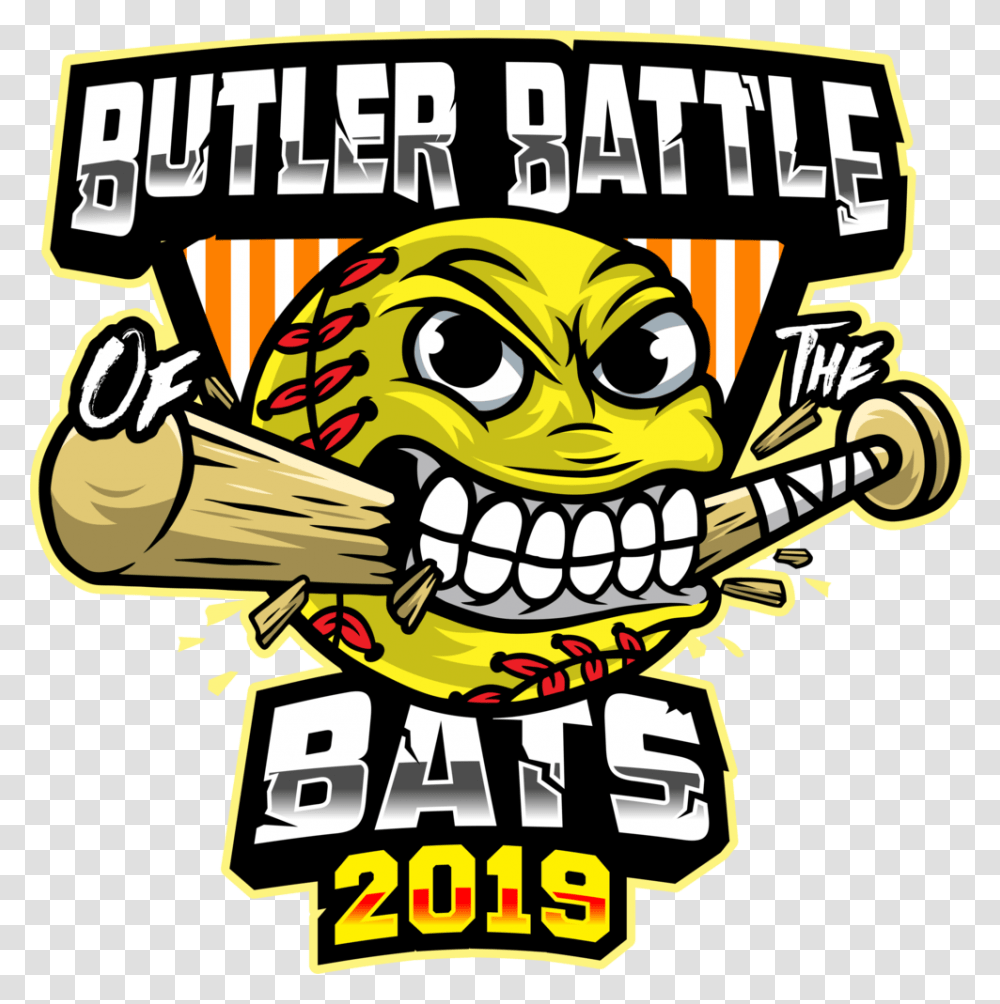 Butler Battle Of The Bats Official Logo Graphic Design, Label, Poster, Advertisement Transparent Png