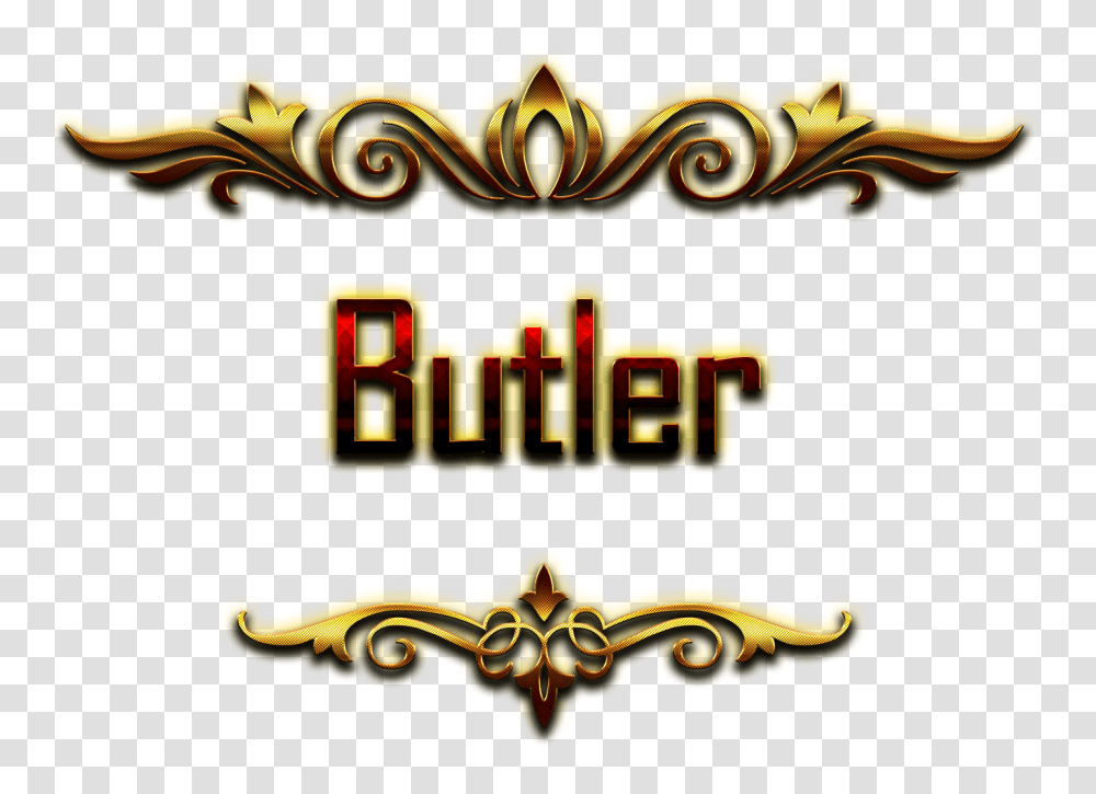 Butler Decorative Name, Emblem, Building, Pillar Transparent Png