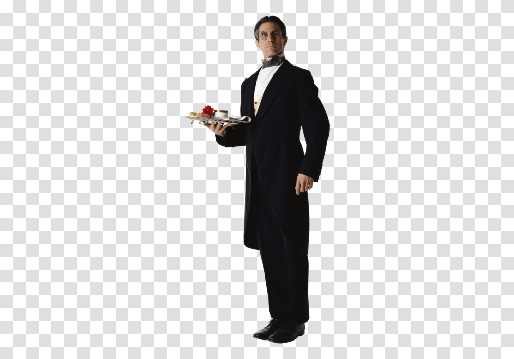 Butler Image, Waiter, Person, Suit Transparent Png