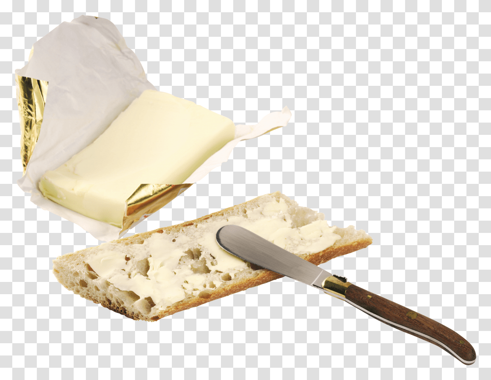 Butter, Food, Brie, Bread Transparent Png