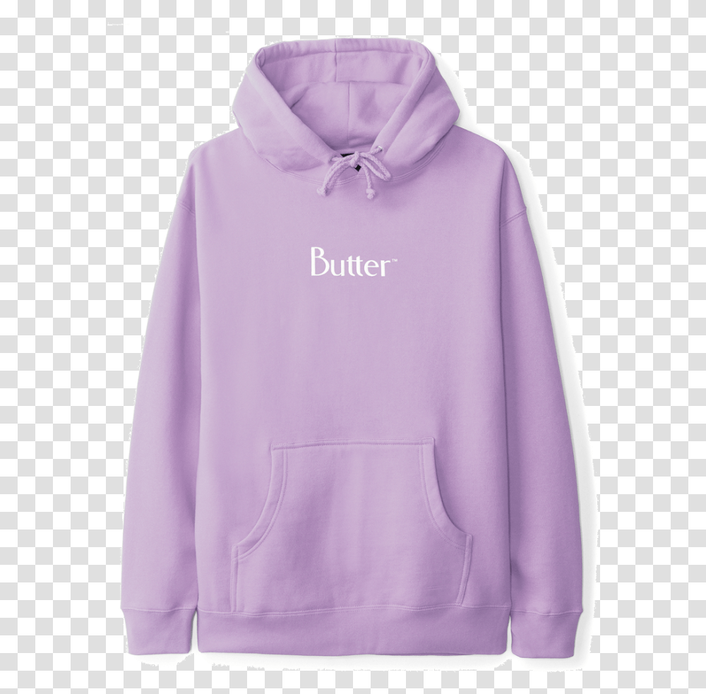 Butter Goods Classic Logo Pullover Hoody Lavender Butter Goods Beautiful Music Hoodie, Clothing, Apparel, Sweatshirt, Sweater Transparent Png