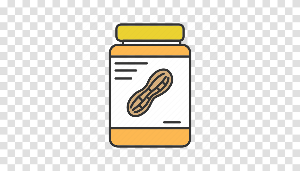 Butter Groundnut Jar Nut Paste Peanut Sandwich Icon, Label, Plant, Food Transparent Png