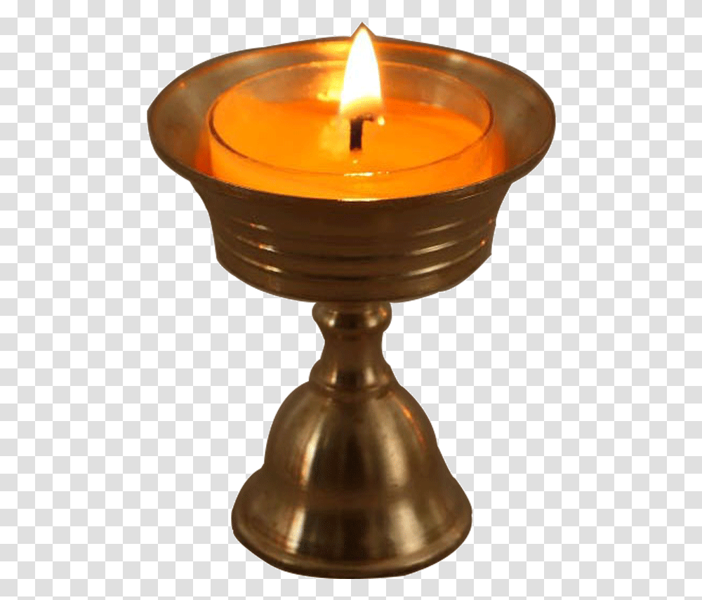 Butter Lamp, Candle, Fire, Flame Transparent Png