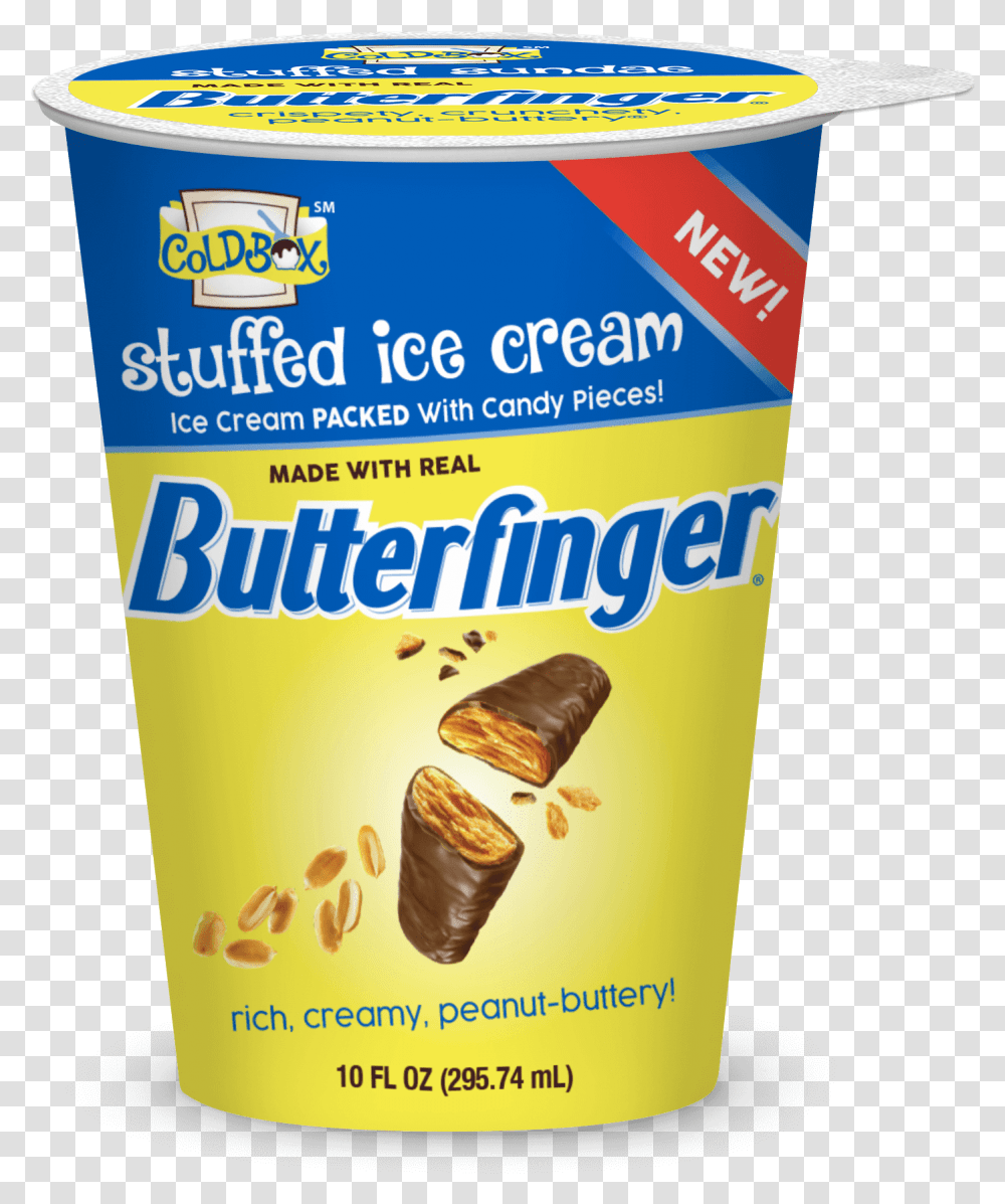 Butterfinger 10 Oz, Dessert, Food, Cream, Creme Transparent Png