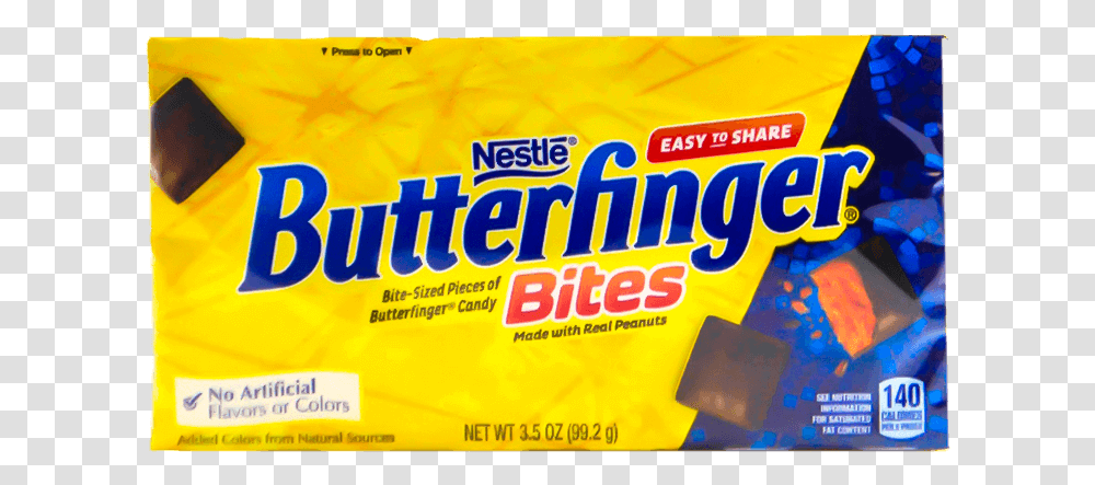 Butterfinger Candy Bar, Food, Gum, Word Transparent Png