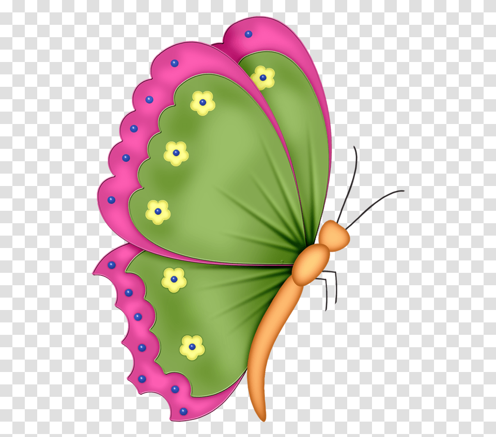 Butterflies Butterfly Clip Art Green Butterfly Hd Butterfly Logos, Plant, Pattern, Birthday Cake Transparent Png