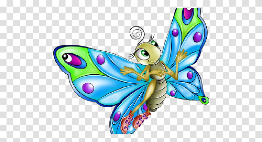 Butterflies Cartoon Background Butterfly Cartoon, Toy, Sea Life, Animal, Invertebrate Transparent Png
