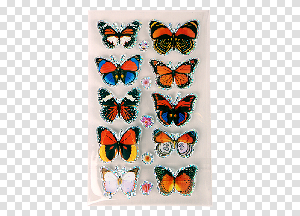 Butterflies Stickers, Butterfly, Insect, Invertebrate, Animal Transparent Png