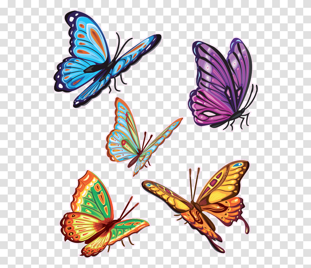 Butterflies Swarm, Butterfly, Insect, Invertebrate, Animal Transparent Png