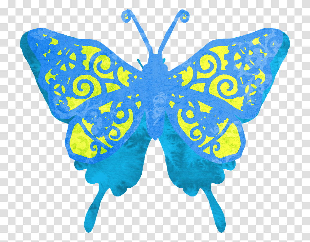 Butterfly 960, Pattern, Ornament, Fractal, Insect Transparent Png