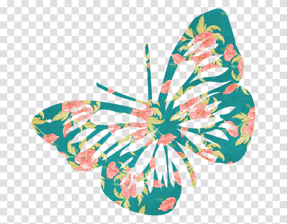 Butterfly 960, Floral Design, Pattern Transparent Png