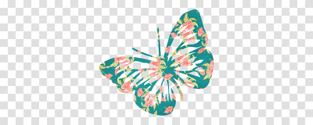 Butterfly Nature, Floral Design Transparent Png