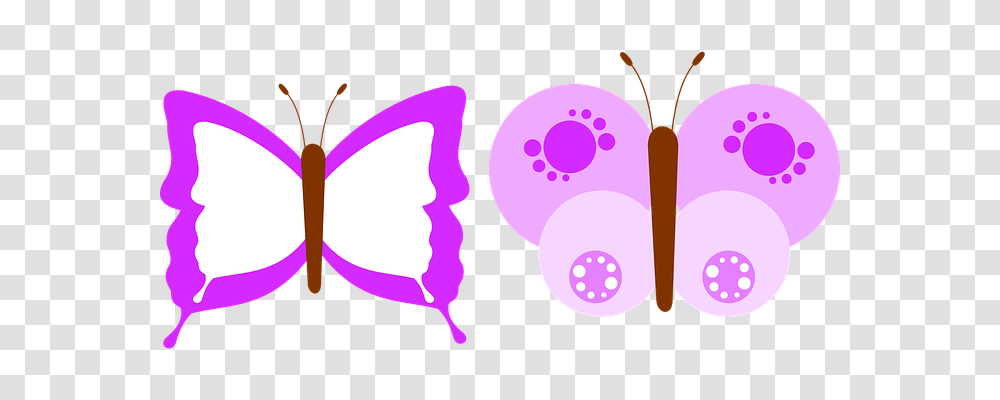 Butterfly Animals, Purple, Plant, Painting Transparent Png