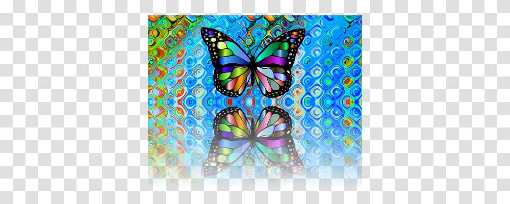 Butterfly Nature, Pattern, Modern Art, Stained Glass Transparent Png