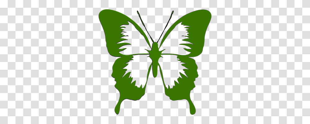 Butterfly Leaf, Plant, Green, Pattern Transparent Png