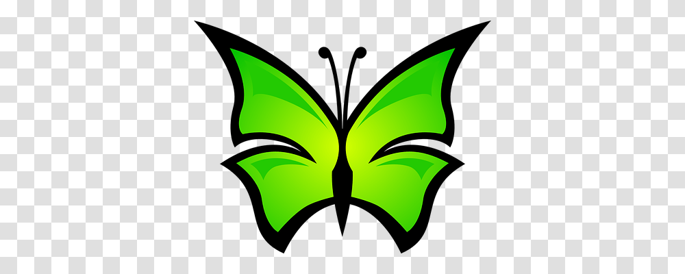 Butterfly Animals, Green, Logo Transparent Png