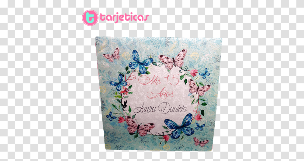 Butterfly And Flowers, Envelope, Rug, Mail Transparent Png
