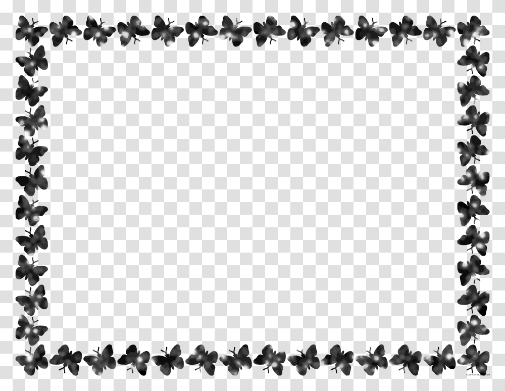 Butterfly Black And White Borders, Crowd, Stage, Audience Transparent Png