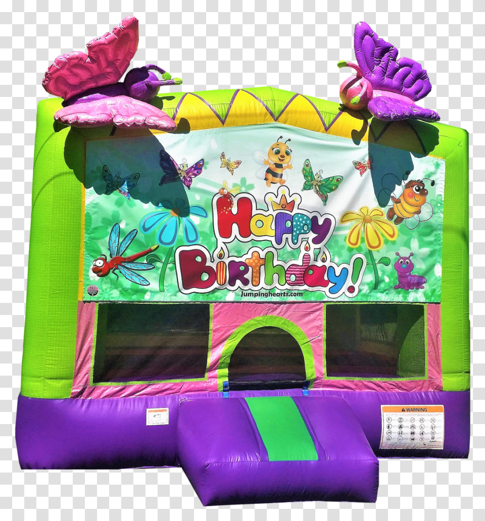Butterfly Bounce House Rental Tennessee, Birthday Cake, Dessert, Food, Inflatable Transparent Png