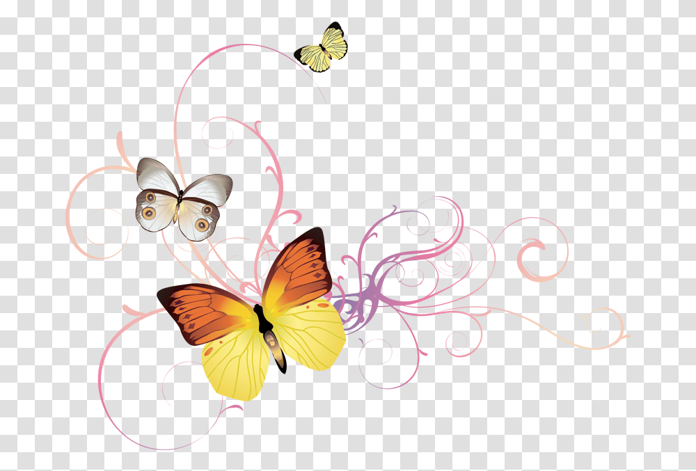 Butterfly Butterfly Floral, Floral Design, Pattern Transparent Png