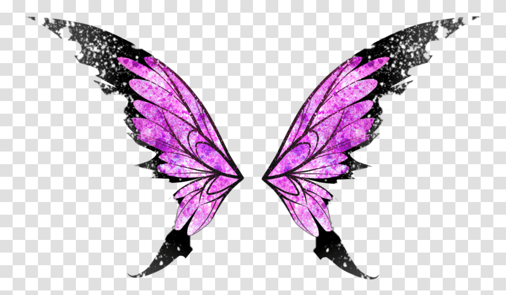 Butterfly Butterflywings Wings Angel Angelwings Background Fairy Wings, Purple, Ornament, Jewelry, Accessories Transparent Png