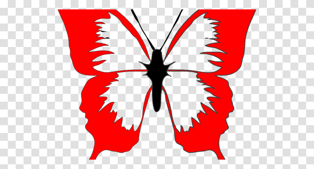 Butterfly Cartoon Black And White, Stencil, Pattern, Person, Human Transparent Png
