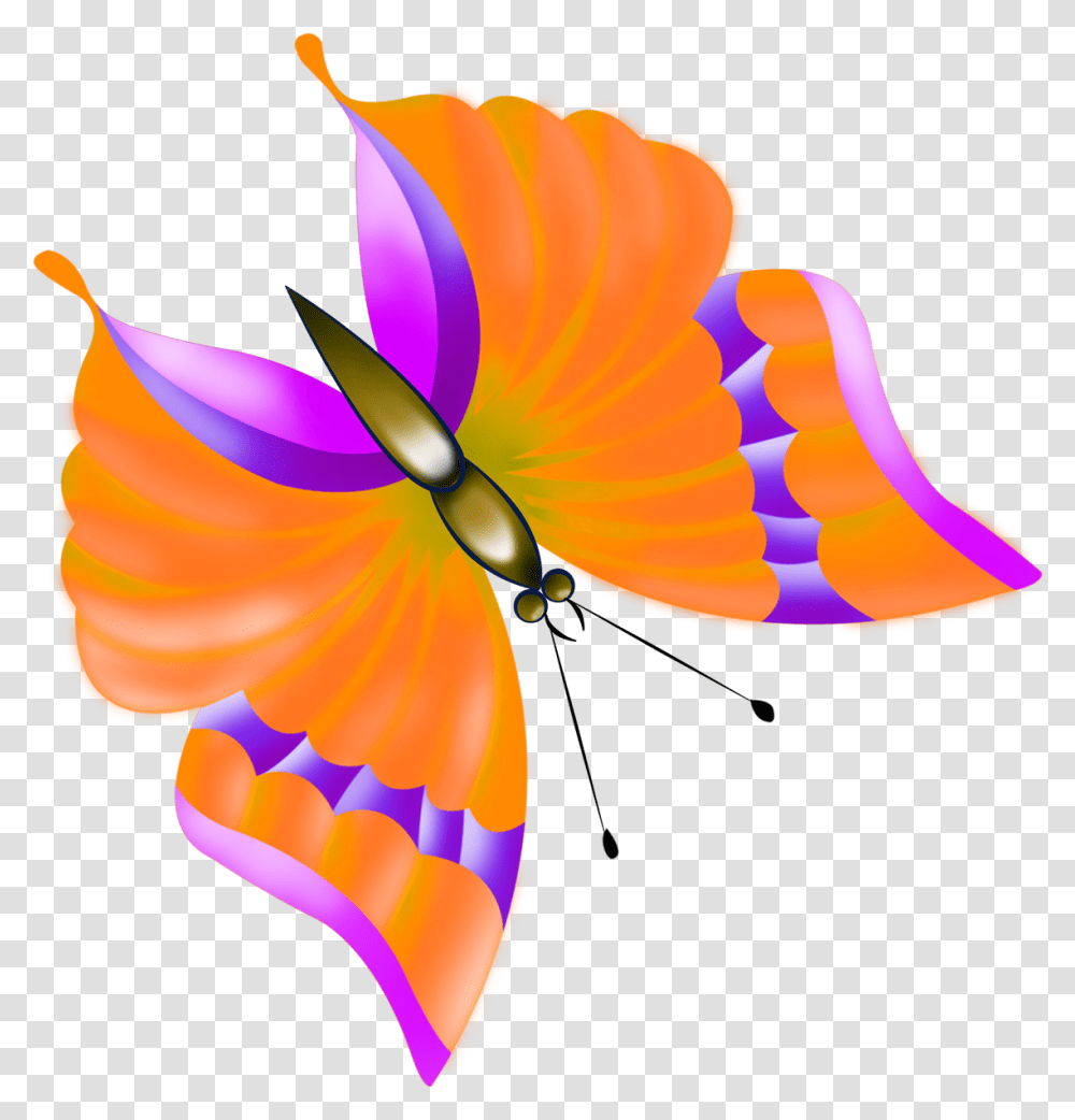 Butterfly Clip Art Orange Butterfly Butterfly Images Butterfly, Floral Design, Pattern, Machine Transparent Png