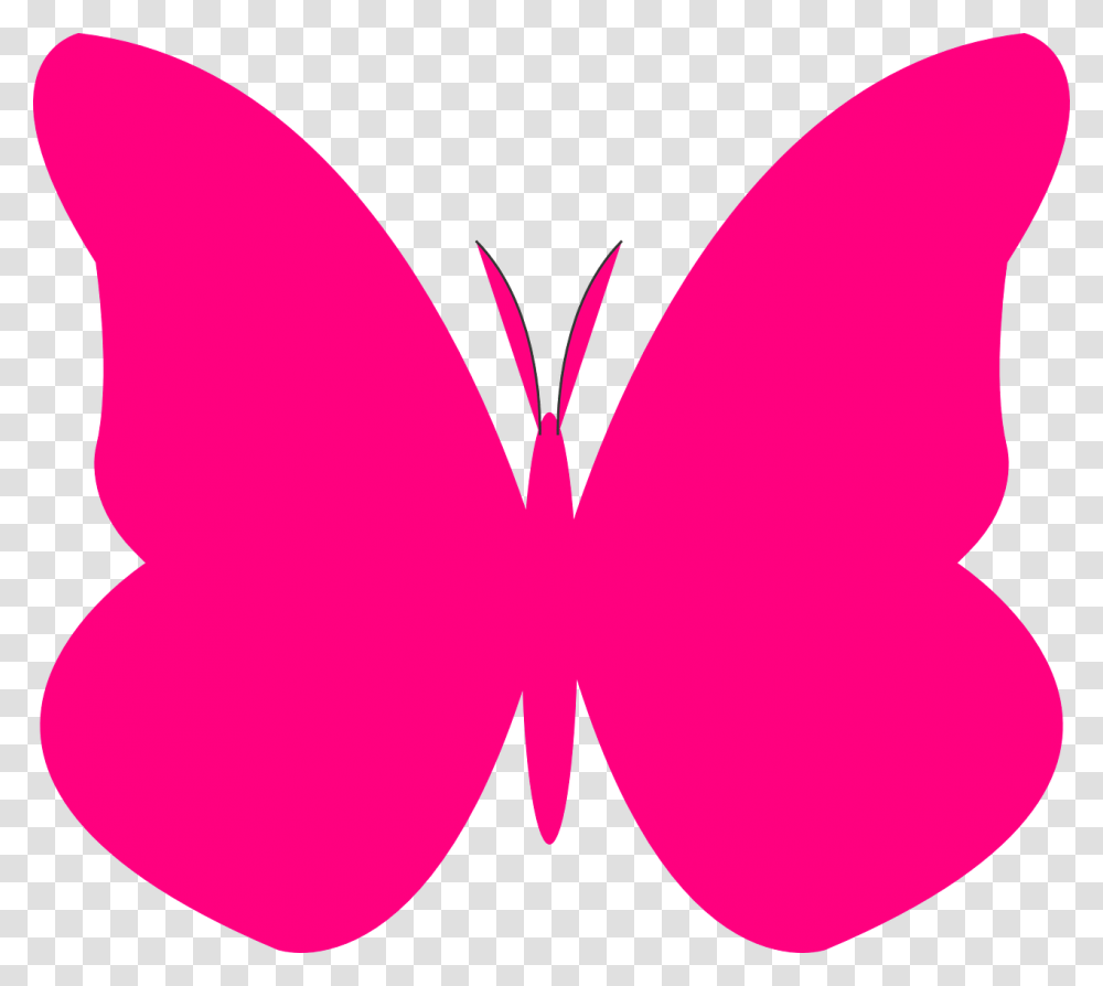 Butterfly Clip Art Pink, Heart, Pattern, Plectrum Transparent Png