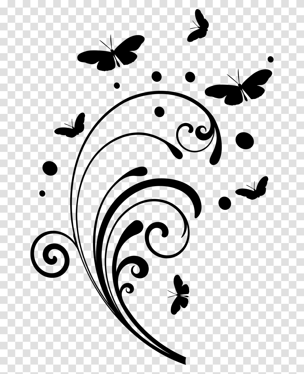 Butterfly Clip Art Swirl, Alphabet, Cross Transparent Png
