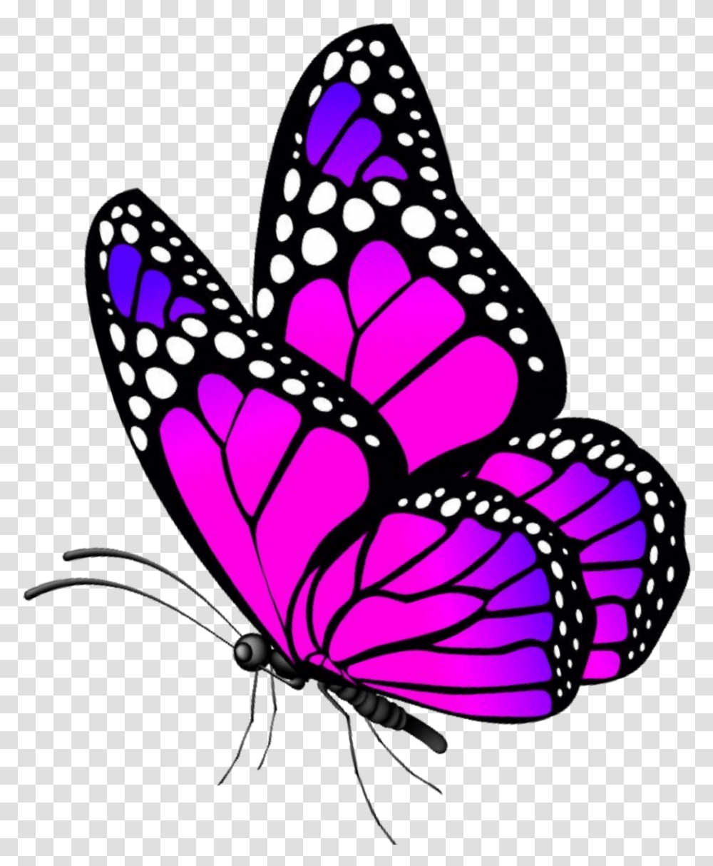 Butterfly Clipart Flower Butterfly, Purple, Crowd, Carnival, Heart Transparent Png