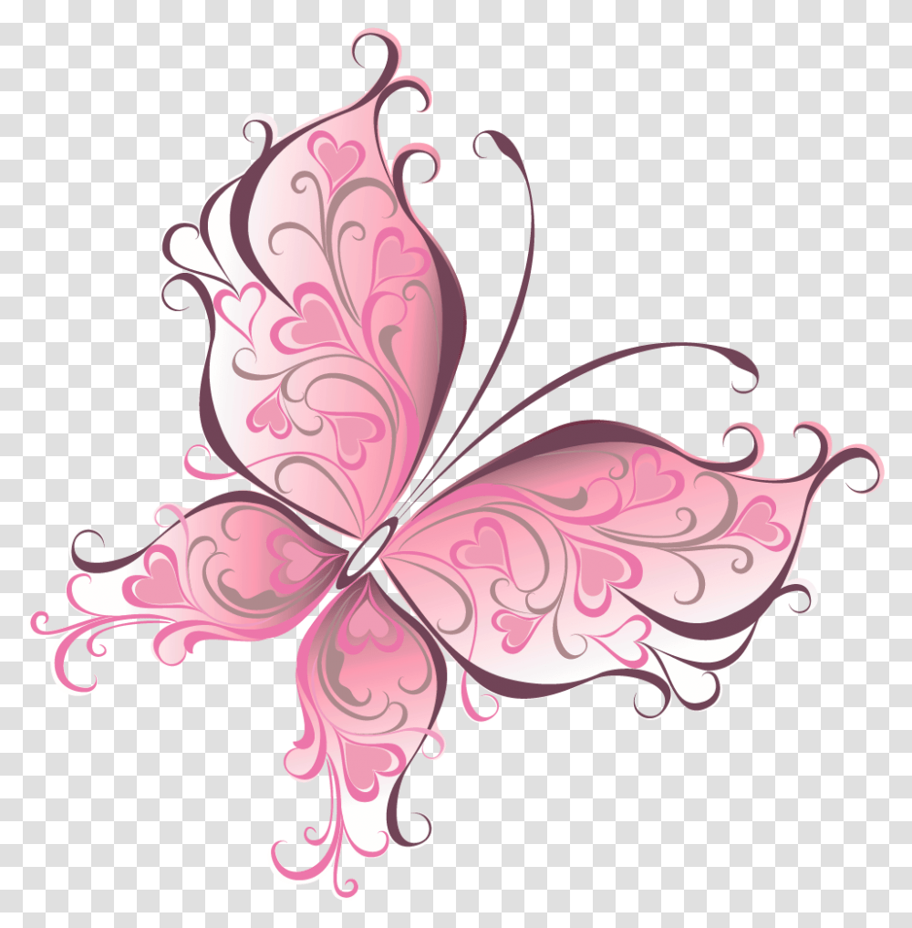 Butterfly Clipart, Floral Design, Pattern Transparent Png