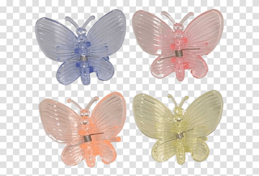 Butterfly Clips Hairclip Cute Kidcore Freetoedit Large Copper, Chandelier, Cushion, Animal, Hair Slide Transparent Png