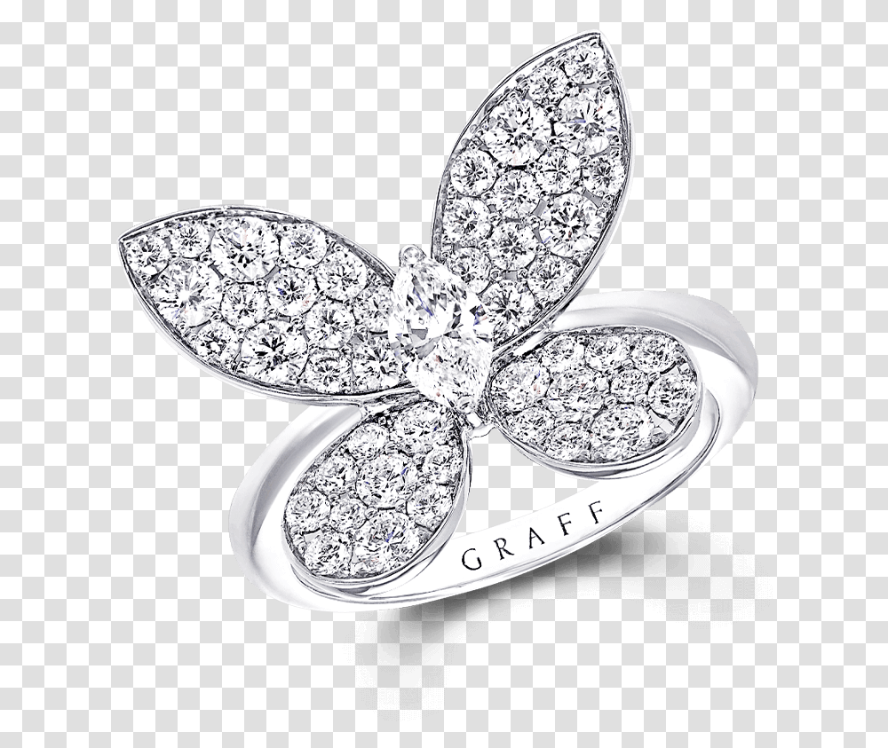 Butterfly Diamond Ring Graff, Gemstone, Jewelry, Accessories, Accessory Transparent Png