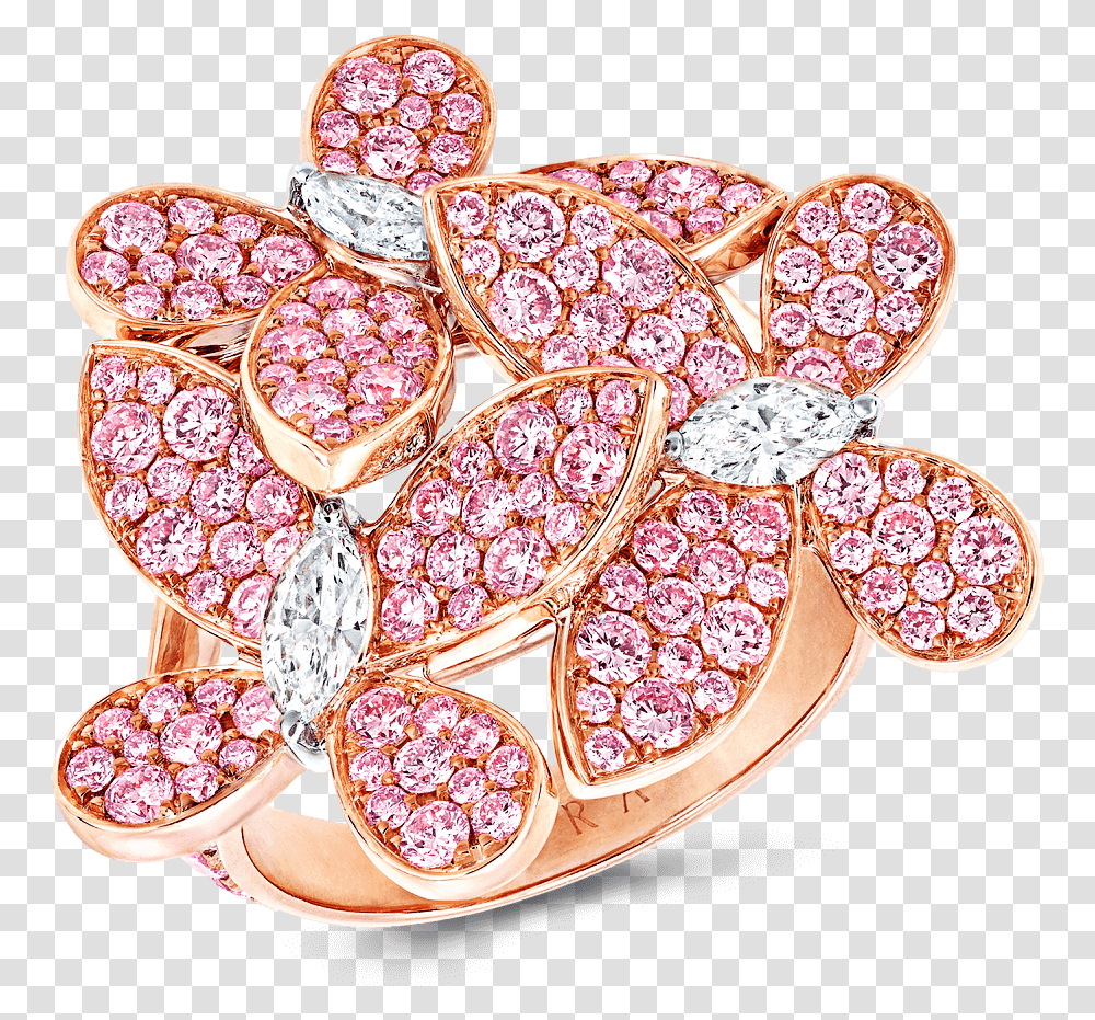 Butterfly Diamond Ring Pink, Accessories, Accessory, Jewelry, Brooch Transparent Png