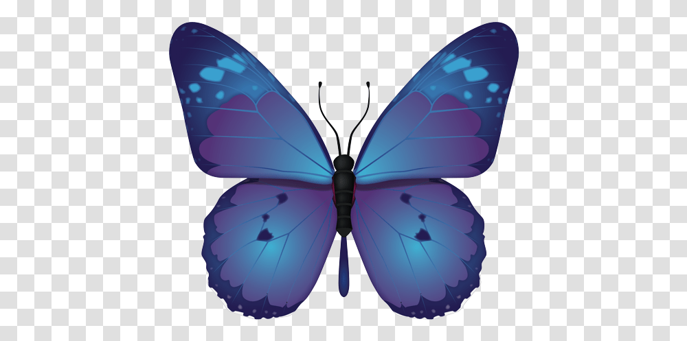 Butterfly Emoji, Ornament, Purple, Pattern, Insect Transparent Png