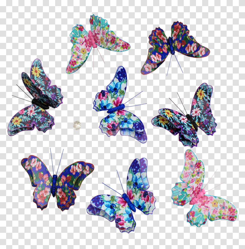 Butterfly Fantasy Duo Paper Garland Swallowtail Butterfly, Pattern, Ornament Transparent Png