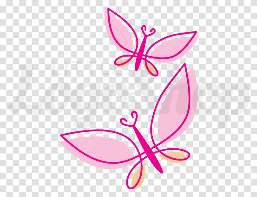 Butterfly Girly, Graphics, Art, Floral Design, Pattern Transparent Png