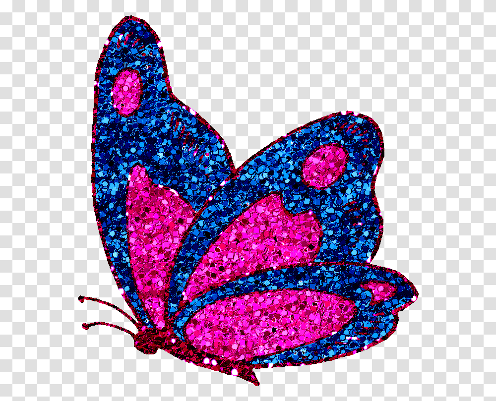 Butterfly Glitter, Light, Purple, Heart, Scarf Transparent Png