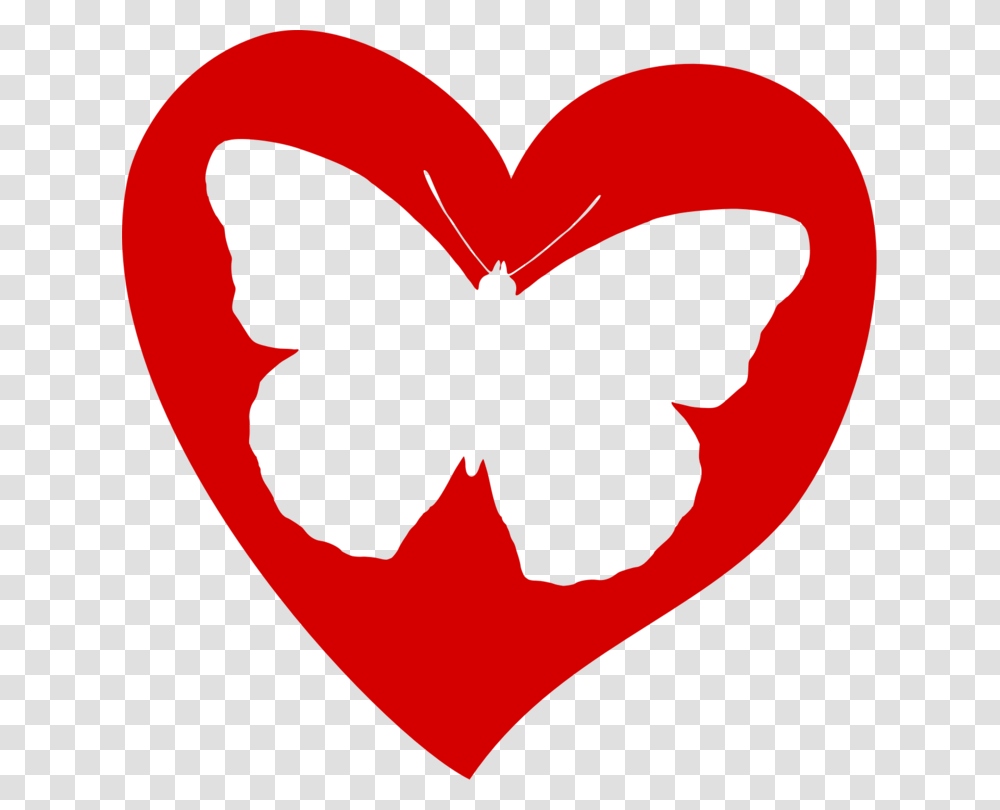 Butterfly Heart, Label Transparent Png