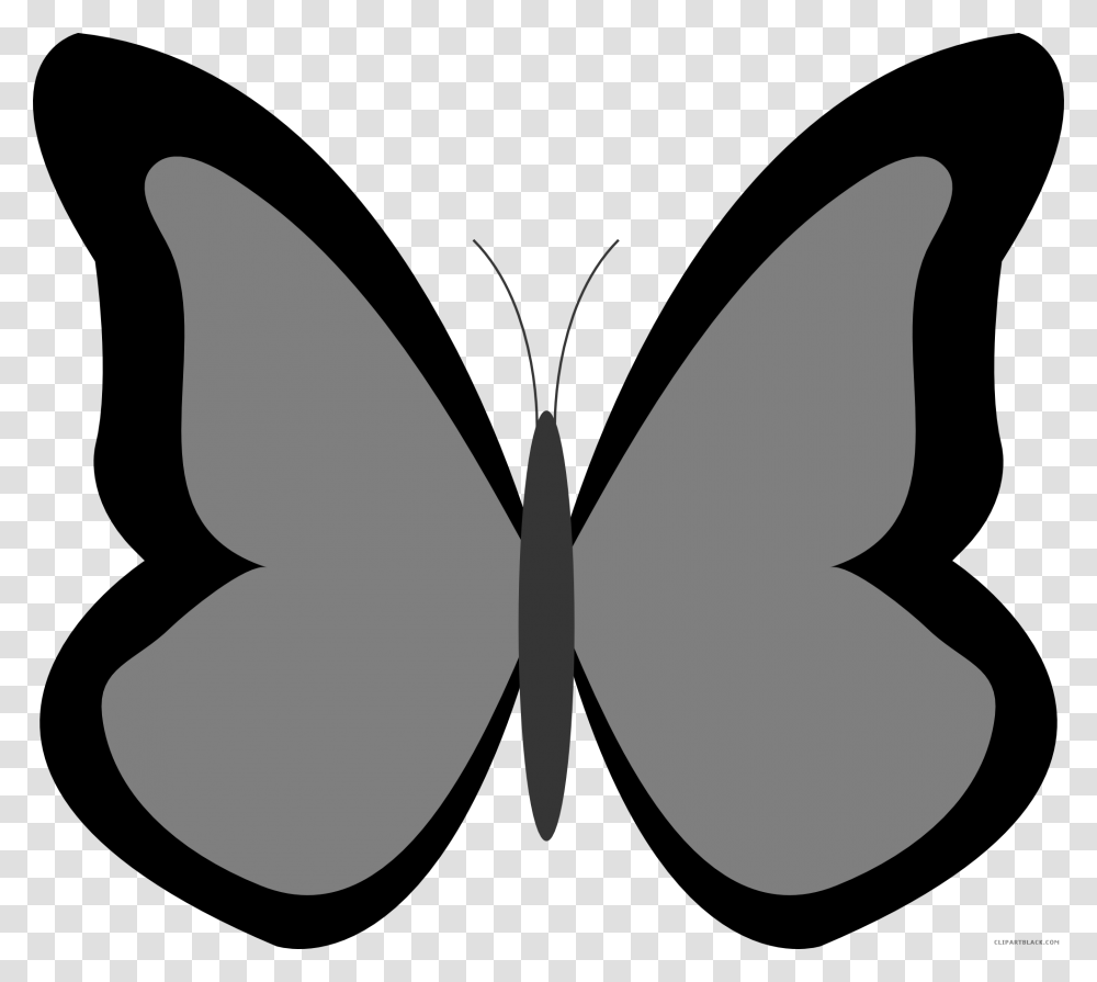 Butterfly Huge Animal Free Black White Clipart Images Blue Butterfly Clipart, Stencil, Pattern, Ornament, Wasp Transparent Png