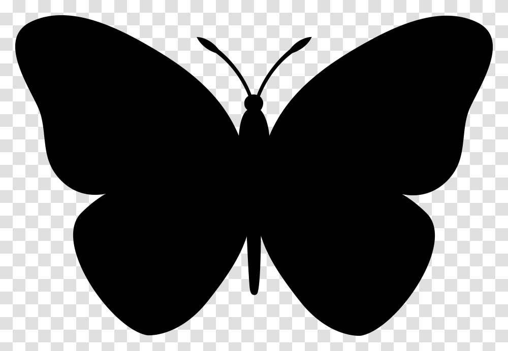 Butterfly Images For Silhouette Cameo Butterfly Silhouette, Gray, World Of Warcraft Transparent Png