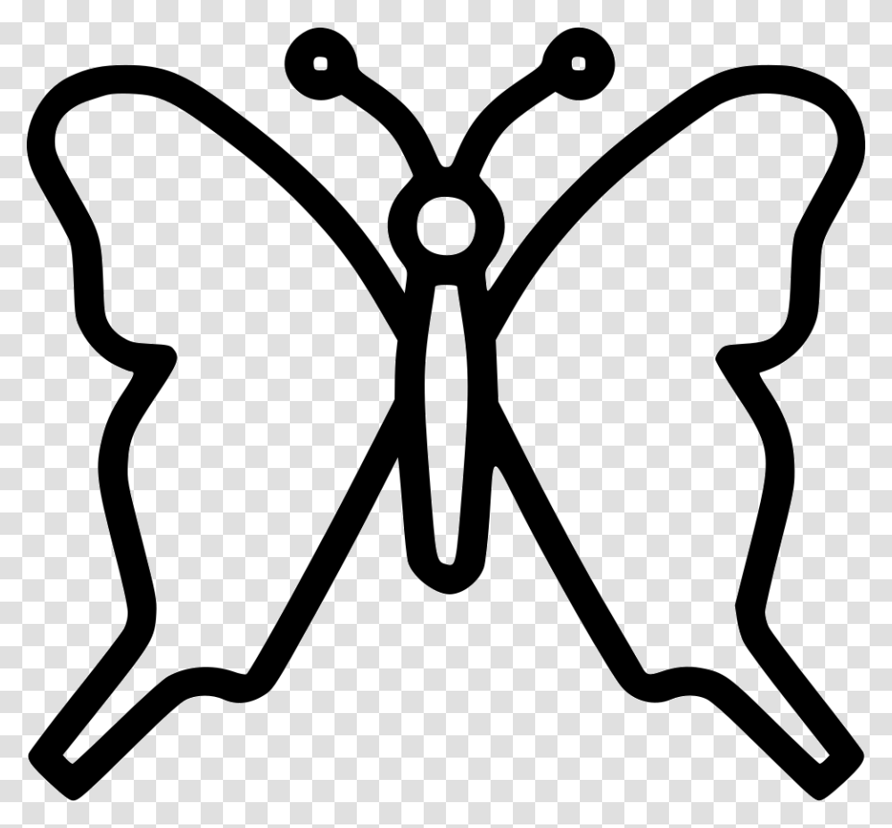 Butterfly Insect Nature Beauty Colorful, Bow, Star Symbol, Scissors Transparent Png