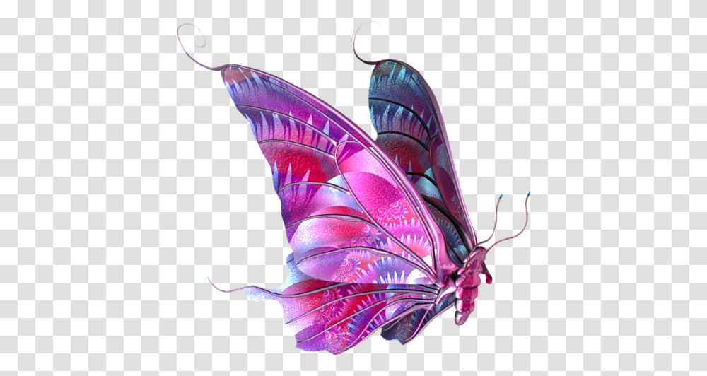 Butterfly, Insect, Purple, Pattern, Dragon Transparent Png