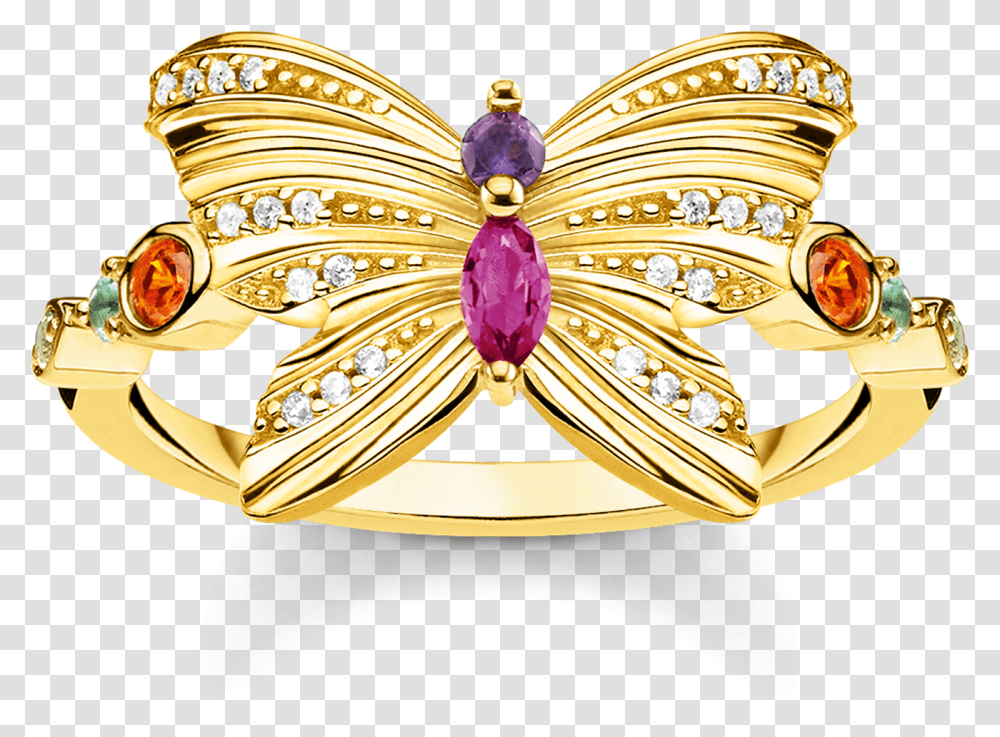 Butterfly Jewellery For More Ease In Life Thomas Sabo Schmetterling Ring, Jewelry, Accessories, Accessory, Gold Transparent Png