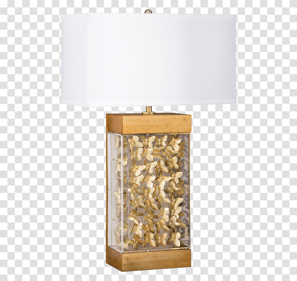 Butterfly Lamp Lampshade, Rug, Table Lamp, Ivory Transparent Png